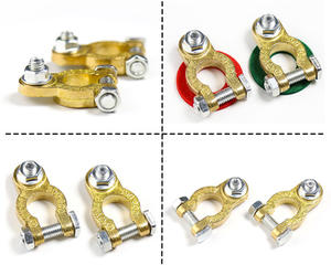 Terminales de Batería de Latón Nuevos Tigerwill, Conectores de Batería Positivos y Negativos para Mejorar el Rendimiento de la Batería del Automóvil - Product Image 2