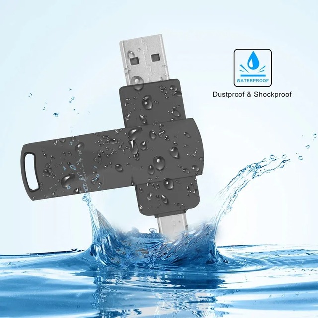 12GB Type-C Dual Interface USB Flash Drive Mobile Phone Computer Dual-Purpose Dual-Head Memory Expansion Photo