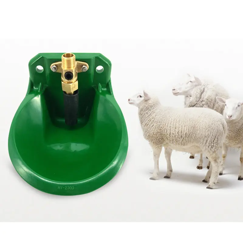 Fábrica China Bebedero de plástico para ovejas Bebedero automático para vacas para granja de animales