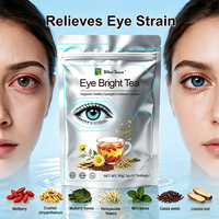 Teh Herbal Alami Eye Bright Tea dengan Wolfberry, Chrysanthemum, Daun Mulberry, Daun Mint, Biji Cassia, dan Akar Licorice dalam Sachet