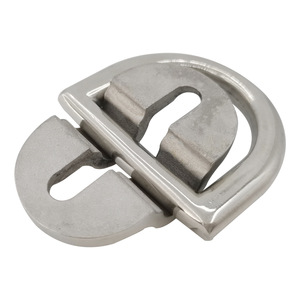 Anneau en D en acier inoxydable 73 mm, boucle fixe, matériel marin pour la fixation de cordes de bateau - Product Image 4