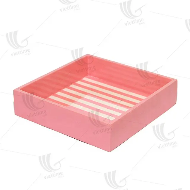 Best Selling Lacquer Food Serving Tray, Decorative Trays Home Decor Made In Vietnam
