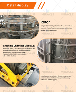 Concasseur de métaux à arbre unique 36x6 avec refroidissement interne pour le recyclage de la ferraille d'acier, de fer et d'aluminium - Product Image 3