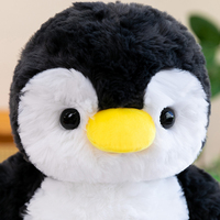 Boneka Penguin Mini Lucu Kawaii Lembut dengan Penutup Mata Bordir Putih, Hadiah Kejutan, Penjualan Langsung Pabrik, Boneka Hewan Isi Dakron