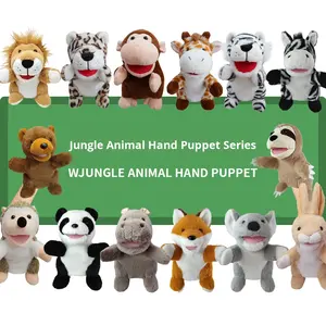 Juguetes de Peluche Educativos al por Mayor, Marionetas de Mano de Animales, Panda, Ardilla, Mapache, Erizo, Interactivos, para Contar Cuentos a Niños, de Algodón PP - Product Image 2