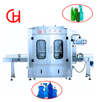Machine de remplissage électrique automatique à gravité contrôlée par PLC pour l'emballage de liquides (eau, eau de Javel) en fûts - Vente chaude