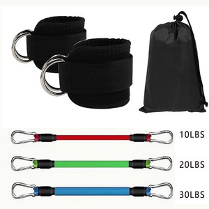 Bandes de Résistance Cheng Ming 10 20 30 Lbs pour Chevilles, Jambes, Hanches et Entraînement du Core, Ensemble d'Exercices de Fitness avec Sac de Transport - Product Image 1