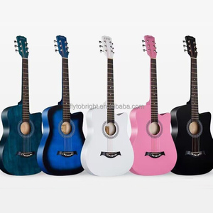 Ingrosso di Fabbrica Chitarre Acustiche Folk in Tiglio da 38 Pollici con Finitura Opaca <span class=keywords><strong>e</strong></span> <span class=keywords><strong>Chitarra</strong></span> Pratica per Principianti - Product Image 2