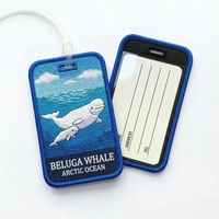 Etiqueta de Equipaje Personalizada con Nombre Bordado y Etiqueta de Maleta con Diseño Rectangular Resistente a los Arañazos