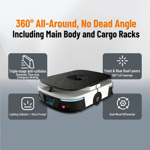 Robot <span class=keywords><strong>AGV</strong></span> para Almacén con Navegación Láser SLAM para Carga, Descarga y Manejo Automático de Materiales VMR-FR3400L - Product Image 5