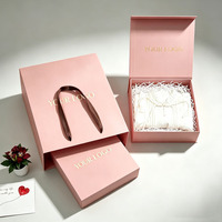 Luxuriöses Magnetisches Geschenkbox-Set mit Eigenem Logo aus Recycling-Materialien für Kleidung, Bekleidungsverpackung, Socken und Wasserdichte Einkaufstasche