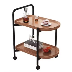 Mesa de Centro Multiusos Portátil de Diseño Nórdico Simple, Negra, Desmontable, de Acero, para Ordenador Portátil, Sofá o Cama - Product Image 4