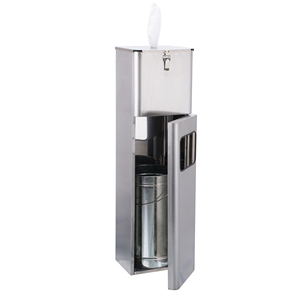 Grand distributeur de mouchoirs en métal seau de rangement en acier inoxydable pour <span class=keywords><strong>poubelle</strong></span> carrée de désinfection pour hôtel, salle de sport et aéroport - Product Image 3
