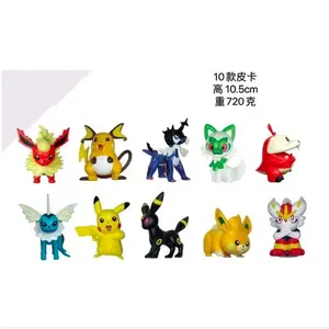 2023 새로운 10 개 세트 10.5Cm 포켓 몬스터 세트 Poke 입상 인형 포켓몬 피규어 장난감 애니메이션 PVC 선물