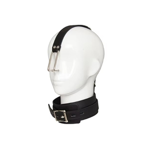 BDSM ayarlanabilir deri boyunluk burun kanca köle ceza aracı kafa esaret seti seks oyuncakları - Product Image 1