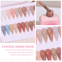 Nouveau vernis à ongles UV Gel français 2026, couleur transparente effet glace, flacon 15ml, certifié MSDS, végétalien, non toxique, pour créateur et DIY, polymérisation LED
