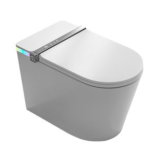Salle de bain Blanc Siège de toilette intelligent Montage au sol Toilette intelligente Bidet Set Automatique Luxe Intelligent Smart <span class=keywords><strong>WC</strong></span> <span class=keywords><strong>Toilettes</strong></span> - Product Image 2