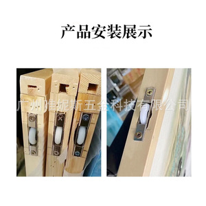 Flat Wheel <b>Sliding</b> Door Roller Iron Material Smooth Rolling For <b>Sliding</b> Door - Product Image 3
