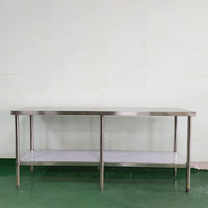 <span class=keywords><strong>Table</strong></span> <span class=keywords><strong>de</strong></span> travail <span class=keywords><strong>de</strong></span> transformation des aliments, en acier inoxydable, Portable, autoportant, pour cuisine commerciale, Restaurant, hôtel - Product Image 6