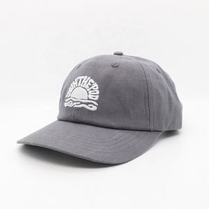 Casquette de baseball vintage écologique en chanvre, 6 panneaux, brodée, non structurée, à visière pré-courbée, profil bas, pour le sport, l'extérieur et la plage - Product Image 2