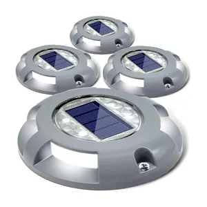 Solar Deck Lights Oprit Dock Led Licht Zonne-Energie Outdoor Waterdichte Wegmarkeringen Voor Trap Stoep Trap