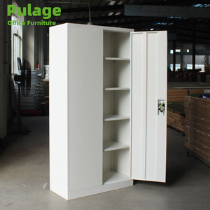 Armoire de rangement en métal avec serrure et étagères réglables pour bureau, garage ou archivage - Product Image 1