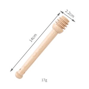 Agitador de Miel de Madera de Haya Natural con Logotipo Personalizado, Palillo Mezclador de Miel con Mango Largo, Herramienta para Mezclar Mermelada en la Cocina - Product Image 3