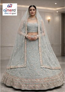 Lehenga de mariée moderne et élégant pour femme, tenue de cérémonie de mariage, tenue de soirée ethnique de créateur, réversible, séchage rapide - Product Image 2