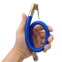 Tuyau de gonflage de pneus, compresseur d'air portable, tuyau en caoutchouc pour voiture, moto