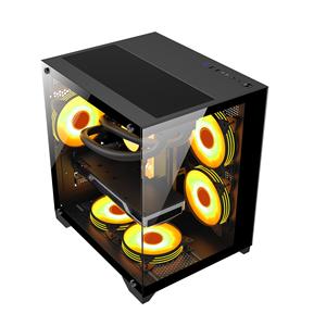 Computadora de escritorio personalizada de gama alta <span class=keywords><strong>I3</strong></span> <span class=keywords><strong>12100F</strong></span> Rx 580 8GB tarjeta gráfica Ram 16G 256GB Ssd Win10 Win11 Gaming - Product Image 1