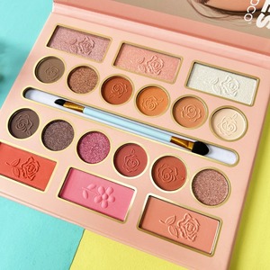 Paleta de Maquillaje Facial y de Ojos de 18 Colores, Paleta de Cosméticos en Forma de Libro con Sombras de Ojos Mate y Brillantes, Rubor, Iluminador y Color de Labios - Product Image 3