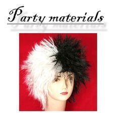 Peluca de fiesta de fin de año a la moda, fibra sintética rizada larga en blanco y negro, GWIG de alta temperatura - Product Image 1