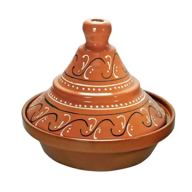 Kustom Tagine Pot Mewah Dekoratif Keramik Maroko Tagine Memasak Pot