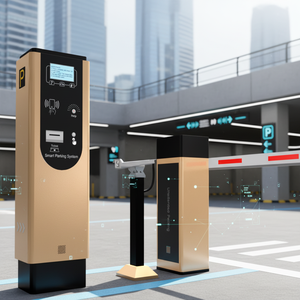 Máquina expendedora de tickets de estacionamiento de acero inoxidable y sistema de gestión automático con dispensador de 2500 tickets y comunicación LAN - Product Image 2