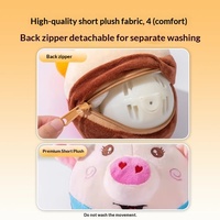Jouet en peluche pour chien et chat, cochon électrique, balle sauteuse chantante, rechargeable par USB, jouet interactif sonore