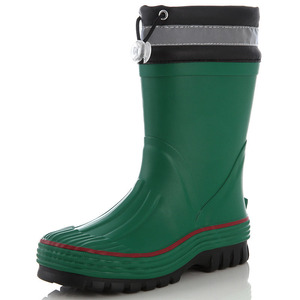 Bottes de pluie personnalisées OEM, bottes en <span class=keywords><strong>caoutchouc</strong></span> classiques pour enfants, chaussures d'eau antidérapantes imperméables pour garçons - Product Image 6