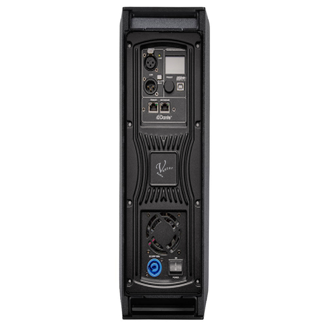 TT515A 2000Watt Peak Portable Column Speaker Active 8ohm Compact Metal Shell Neodymium Magnet Hi-Res Waterproof XLR Titanium