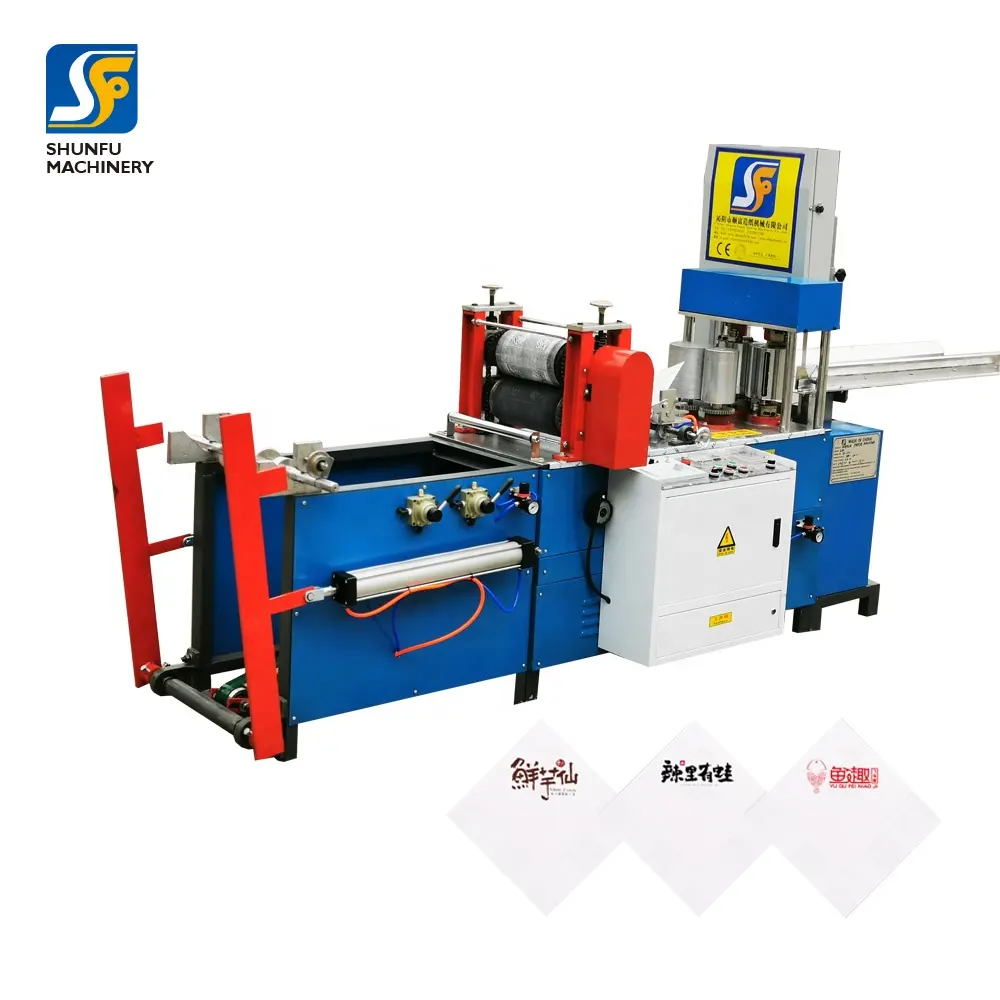 Fabricante de máquinas de impresión de servilletas de papel, máquina automática para hacer servilletas de papel, precio