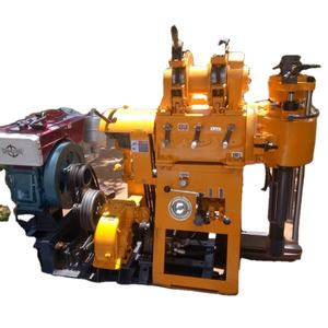 단단한 암석 및 연약한 토양을위한 소형 유압 물 우물 드릴링 장비 25 hp 디젤 엔진 동력 - Product Image 3