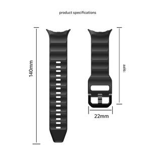 Bracelet de montre en silicone à motif ondulé Upro pour Google Pixel Watch, bracelet tendance, sport, en caoutchouc souple - Product Image 4