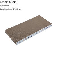 Griffoir pour chat en carton imprimé coloré moderne, à profil bas, durable, pour affûter les griffes, pour chatons