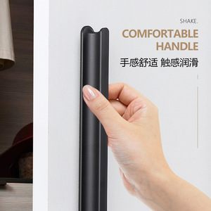 Comfortable Handle Aluminum Alloy Cabinet Door Bar Minimalist Design Durable Multi Color Options - Product Image 4