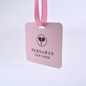 China Factory Custom Laser Paper Hang Tag Roll for Clothing Printing Thank You Wedding Tag