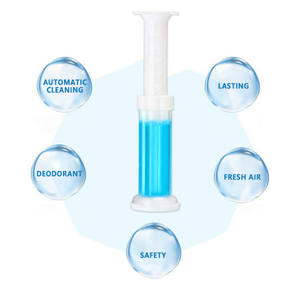 Détergent en gel floral en gros, parfum naturel, nettoyant WC : Désodorisant pour cuvettes avec seringues - Product Image 3