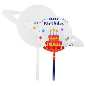 Decorazione per Torte Personalizzabile in Acrilico Stampabile e Riutilizzabile per Forniture di Compleanno/Feste - Product Image 4