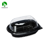 Emballage pour poulet frit sur mesure, boîte plastique jetable avec poignée, 50 unités