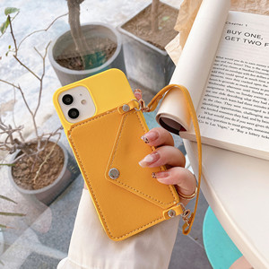 Da <span class=keywords><strong>Wallet</strong></span> Bag 2023 sang trọng mới nhất TPU di động Phụ Kiện Cover quay lại trường hợp điện thoại cho <span class=keywords><strong>Iphone</strong></span> 11 12 13 14 15 Pro Max Puls XS XR - Product Image 2
