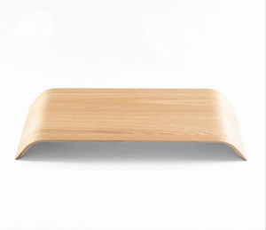 Tre tự nhiên Gỗ máy tính xách tay máy tính xách tay màn hình đứng <span class=keywords><strong>Riser</strong></span> cho MacBook <span class=keywords><strong>iMac</strong></span> - Product Image 2