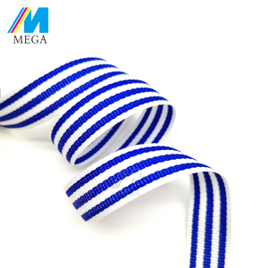 Nuevo venta al por mayor rayón tejer grogrén (ligamento tafetán despojado cinta sombrero cinta para ropa - Product Image 2