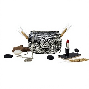 Luxury Handmade Natural Shell Clutch Bag with <b>Mother</b> of Pearl Inlay - Product Image 1